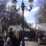 Little open air market in the town centre, for the Spring - Tavaszi Festival