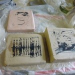 Mary's first screens on her pillow boxes