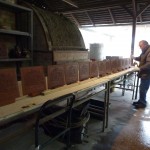 Klari and Jakab make these plagues for Kecskemet City, as civic awards