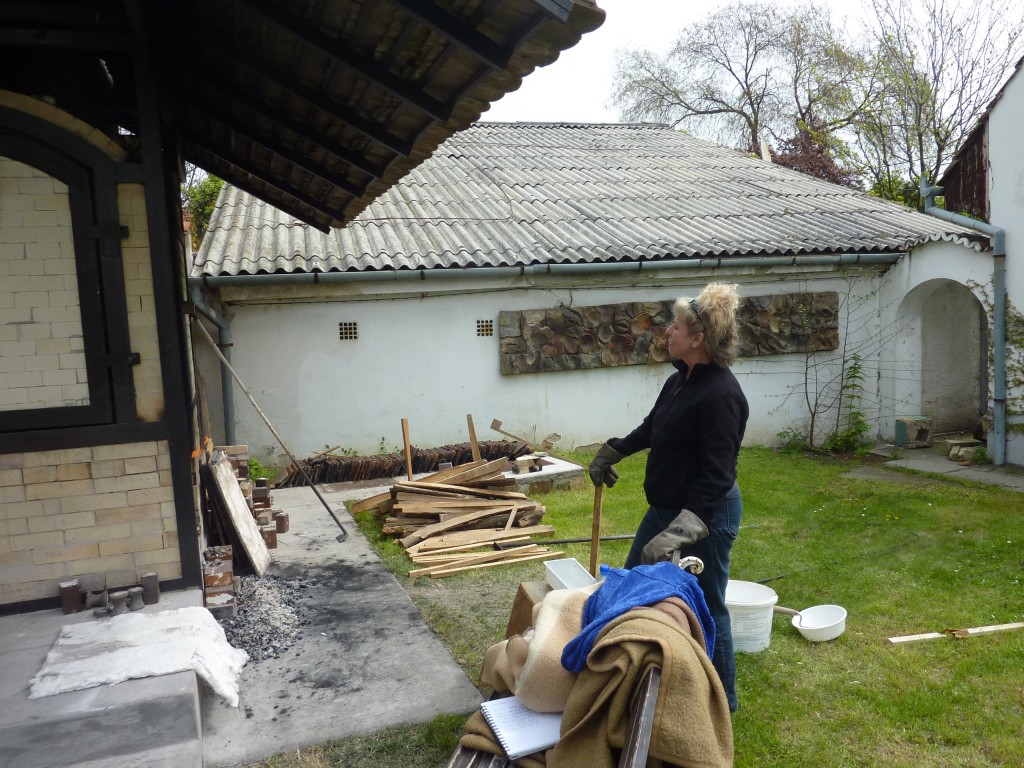 and then considers her options....more wood...now or more wood later....