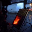 The firing took about an hour