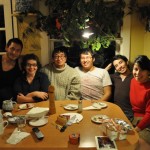 My family Home at last with the kids! They couldn't wait for Terry's cooking.