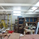 Studio under repair Work in progress, roof replaced and cieling reparied, new skylights and window...More light!